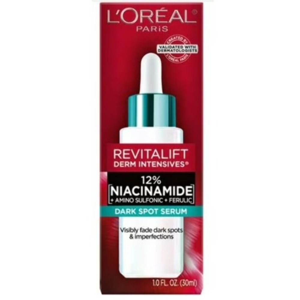 L'Oreal Revitalift Derm Intensives 12% Niacinamide Dark Spot Serum 1 fl oz NEW